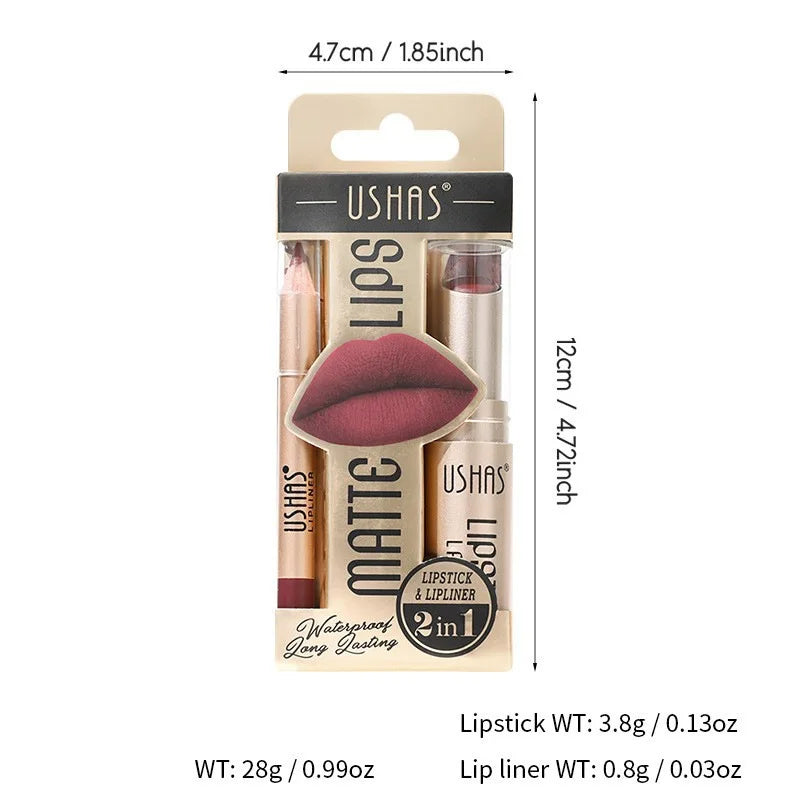 Glamora Lipliner & Lipstick Duo
